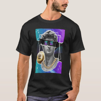 T-shirt Solana Crypto Token Modern Art Statue de Cryptocur