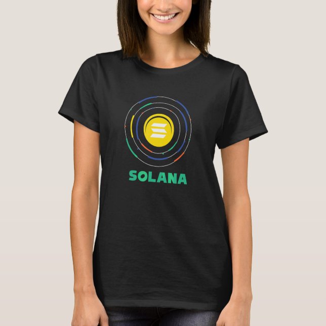 T-shirt Solana Nft Digital Assets Sol Nft Cryptocu (Devant)