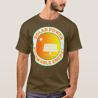 T-shirt Solar Power Renewable Energy