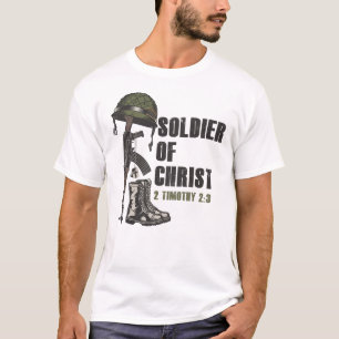 T-shirt Soldat de Jésus Christ Foi de l'Armée chrétienne