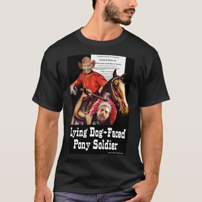 T-shirt Soldat de la péniche face au chien (Devant)