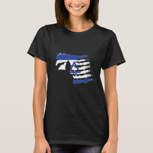 T-shirt Soldat israélien salue vétéran patriote