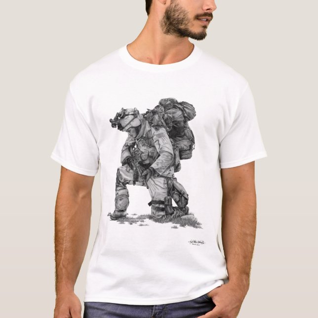 T-shirt Soldat-Murphy de prière Elliott (Devant)