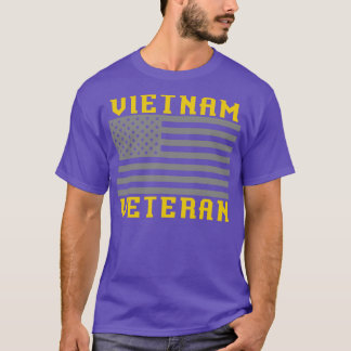 T-shirt Soldat patriotique américain fier vétéran du Vietn