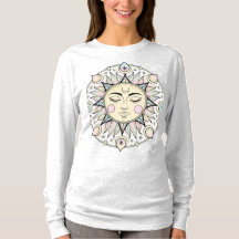 Soleil Boho Radieux avec visage humain - Céleste M