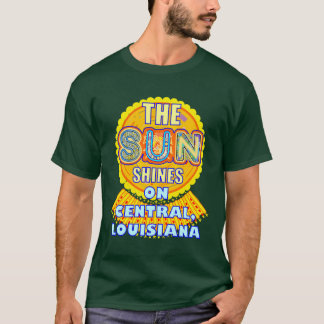 T-shirt Soleil central brille sous le soleil