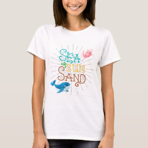 T-shirt Soleil de mer