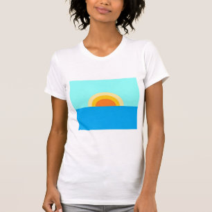 T-shirt Soleil d'été dans l'eau