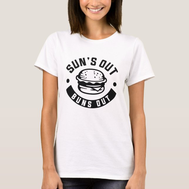 T-shirt Soleil en vue, fessiers dehors (Devant)