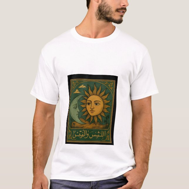 T-shirt soleil et lune (Devant)