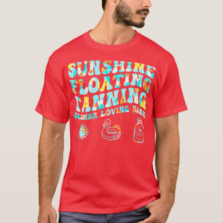 T-shirt soleil flottant bronzant bébé amoureux été