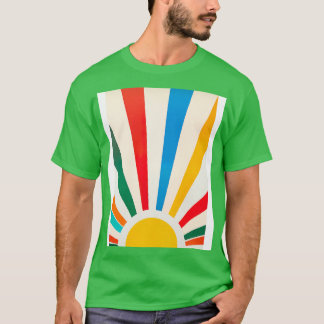 T-shirt Soleil minimal 1