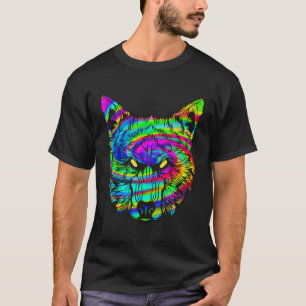 T-shirt Soleil psychédélique Wolf Wolves Hallucinations Tr