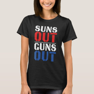 T-shirt Soleil Sortir Les Armes 4 juillet Bâtiment