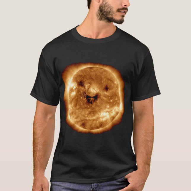 T-shirt Soleil souriant de l'Observatoire Solaire de la NA (Devant)