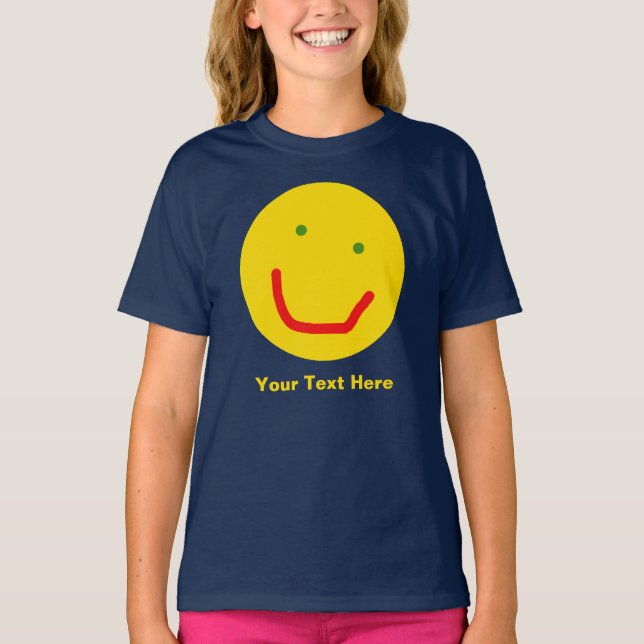 T-shirt Soleil souriant, visage joyeux (Devant)