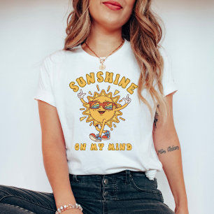 T-shirt Soleil sur My Mind Cute Funny Sun Graphic