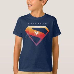 T-shirt Soleil Tourner Superman Shield