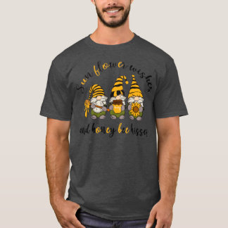 T-shirt Soleil Vœux Gnome Automne Conception d'automne 