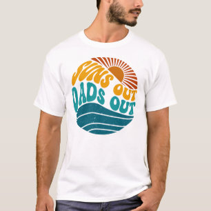 T-shirt Soleils drôles dehors papas dehors Graphique de pl