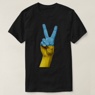 T-shirt Solidarité du drapeau ukrainien