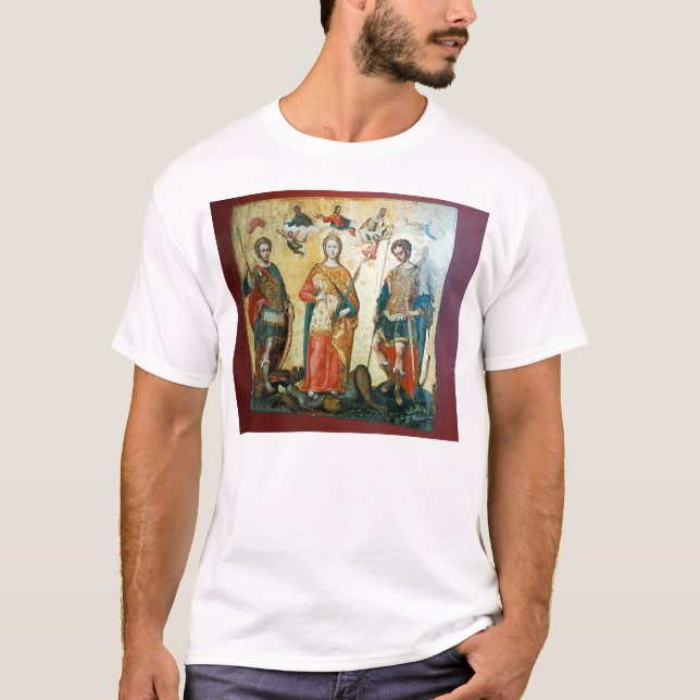 T-shirt Solides solubles. Sergius, Justina, et Bacchus (Devant)