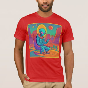 T-shirt Solitude Alien libérée