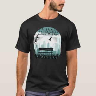 T-shirt Solitude Du Soleil Pour La Méditation Et Le Renouv