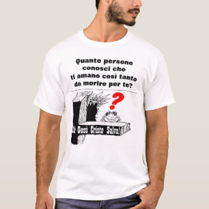 T-shirt Solo Gesù Cristo Salva