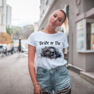 T-shirt Sombre et Siniètre Enterrement de Vie de Jeune Fil
