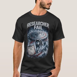 T-shirt sombre pour homme Researcher Fail