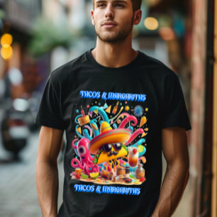 T-shirt Sombrero et lunettes de soleil Margarita Urgence