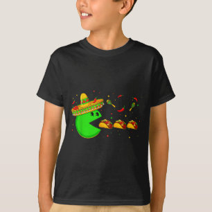 T-shirt Sombrero mangeant cinq de mayo fête mexicaine joue