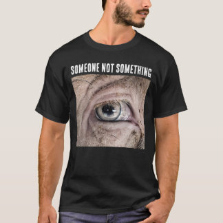T-shirt SOMEONE NOT SOMETHING PORC VÉGAN