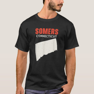 T-shirt Somers Connecticut USA State America Travel Connec