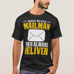 T-shirt Sommeil Avec Un Mailman Postal Worker Post Man Nov