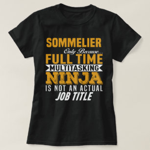 T-shirt Sommelier