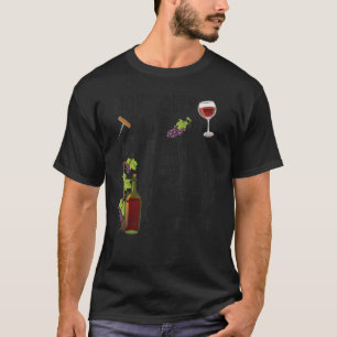 T-shirt Sommelier Vin Boire Dégustation Goûter Girl Déplac