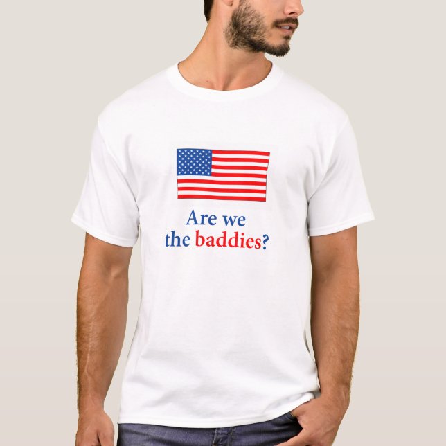 T-shirt sommes-nous les méchants ? (Devant)