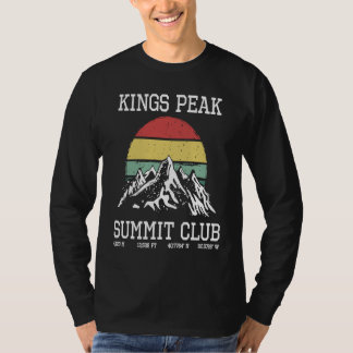 T-shirt Sommet du Kings Peak Utah Summit Club Randonnée So