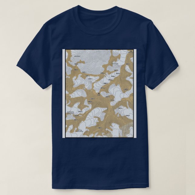 T-shirt Sommet Splendor McKinley Carte de l'élévation TShi (Design devant)