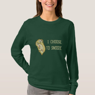 T-shirt somnolent de Snoozin de hamster de bande