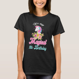 T-shirt Son 9 Anniversaire Unicorne 9 Anniversaire
