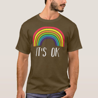 T-shirt son arc en ciel ok