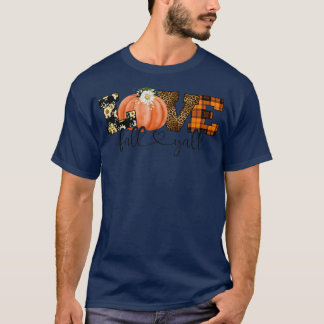 T-shirt Son automne, Yall Lover