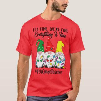T-shirt Son beau Était parfait Tout est fin 4e année