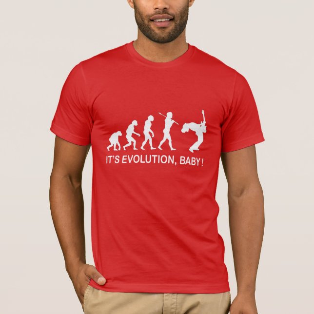 T-SHIRT SON BÉBÉ D'ÉVOLUTION ! (Devant)