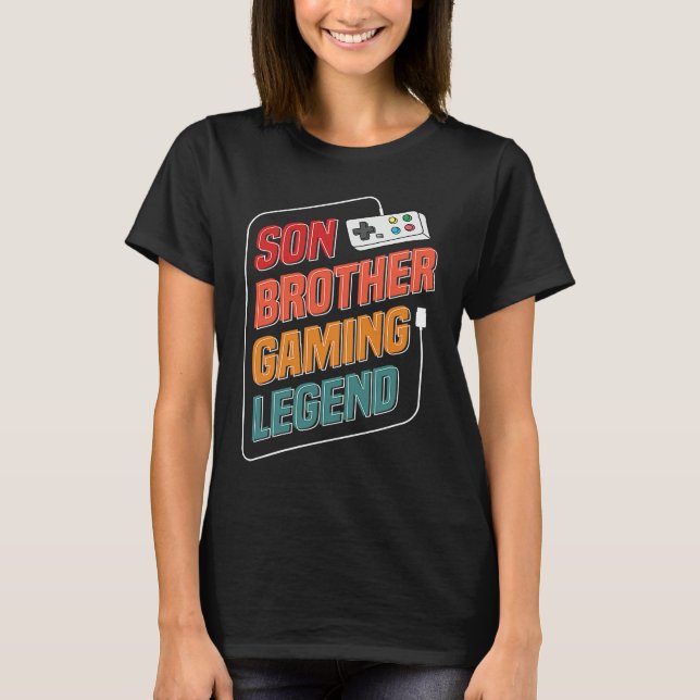 T-shirt Son Brother Gaming Legend  1