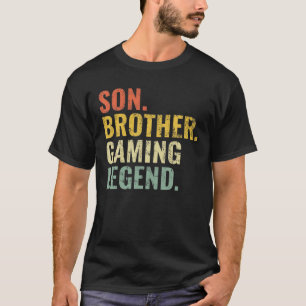 T-shirt Son Brother Jeu Legend Jeux Vidéo Gamer