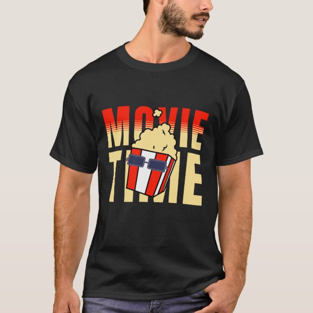T-shirt son cinéma et son pop-corn (Devant)